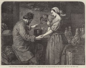 Den sidste retssag mod Madame Palissy gravering